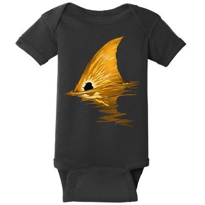 Tailing Redfish Red Drum Fish Baby Bodysuit