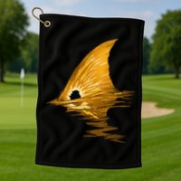 Tailing Redfish Red Drum Fish Golf Towel