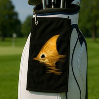 Tailing Redfish Red Drum Fish Golf Towel