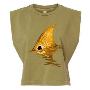 Tailing Redfish Red Drum Fish Garment-Dyed Women's Muscle Tee