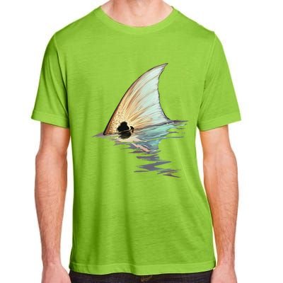 Tailing Redfish Redfish Tail Red Drum Fish Adult ChromaSoft Performance T-Shirt