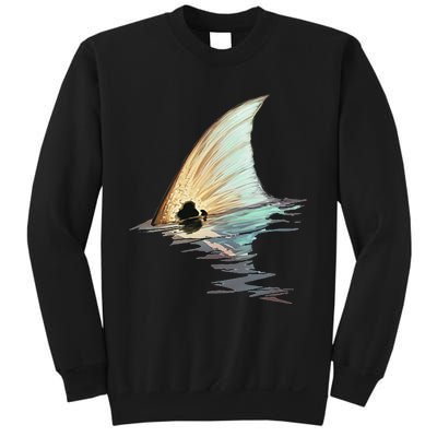 Tailing Redfish Redfish Tail Red Drum Fish Sweatshirt