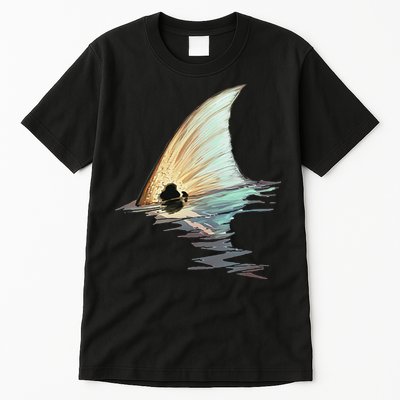Tailing Redfish Redfish Tail Red Drum Fish Tall T-Shirt