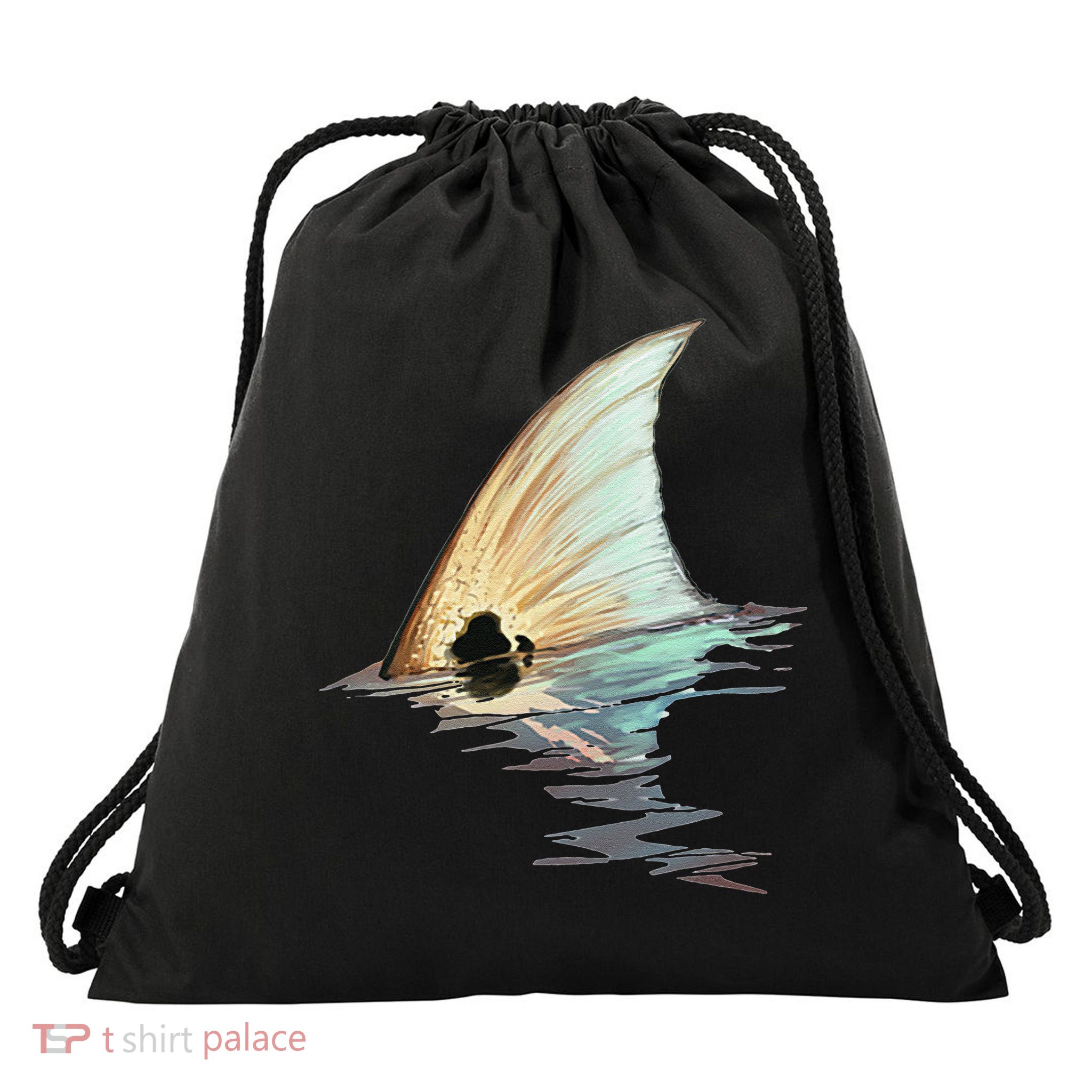 Tailing Redfish Redfish Tail Red Drum Fish Drawstring Bag