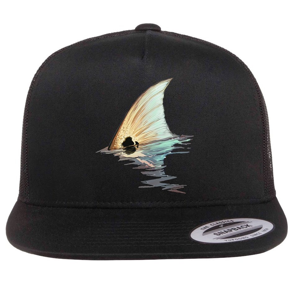 Tailing Redfish Redfish Tail Red Drum Fish Flat Bill Trucker Hat
