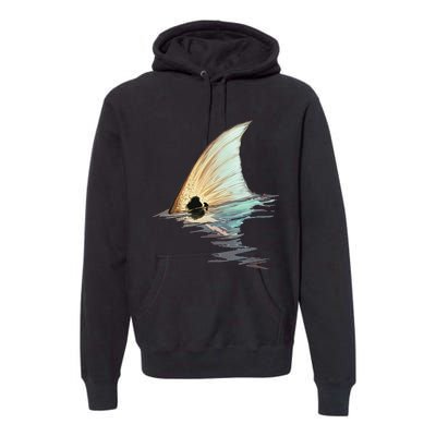 Tailing Redfish Redfish Tail Red Drum Fish Premium Hoodie