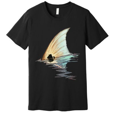 Tailing Redfish Redfish Tail Red Drum Fish Premium T-Shirt