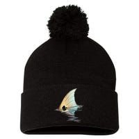 Tailing Redfish Redfish Tail Red Drum Fish Pom Pom 12in Knit Beanie
