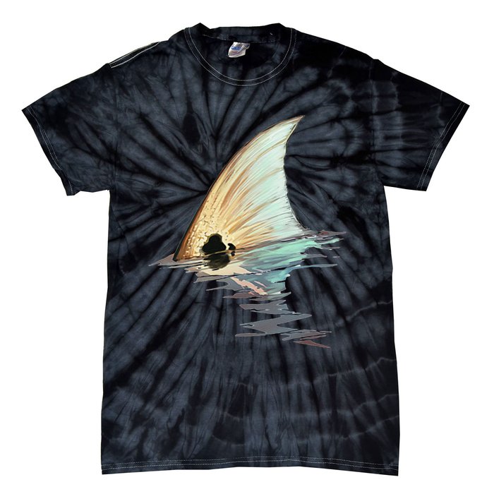 Tailing Redfish Redfish Tail Red Drum Fish Tie-Dye T-Shirt