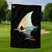 Tailing Redfish Redfish Tail Red Drum Fish Golf Towel