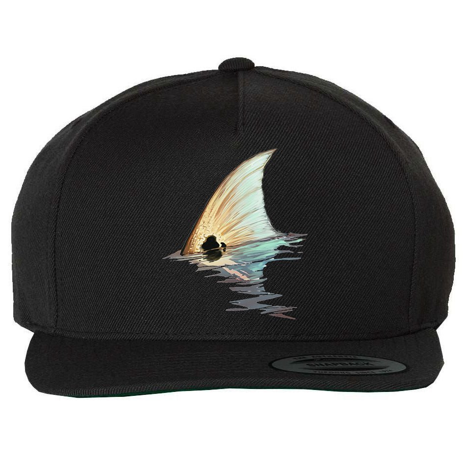 Tailing Redfish Redfish Tail Red Drum Fish Wool Snapback Cap