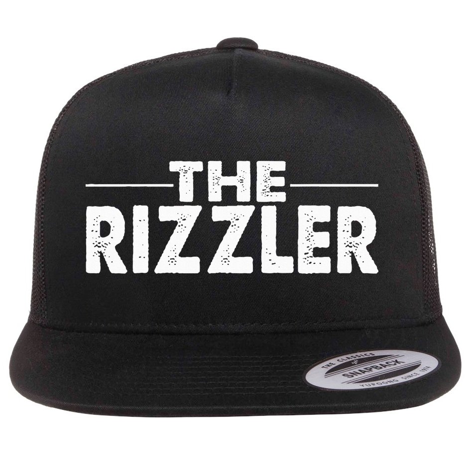 The Rizzler Rizz Meme Flat Bill Trucker Hat