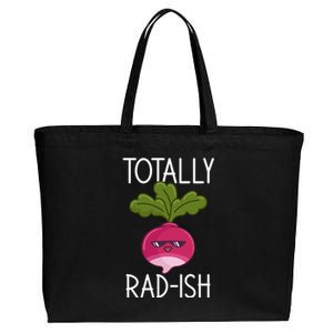 Totally Radish Radish Gift Cotton Canvas Jumbo Tote