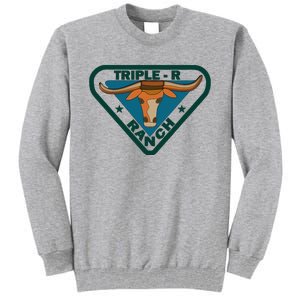 Triple R Ranch Western Cowboy Cowgirl Tall Sweatshirt