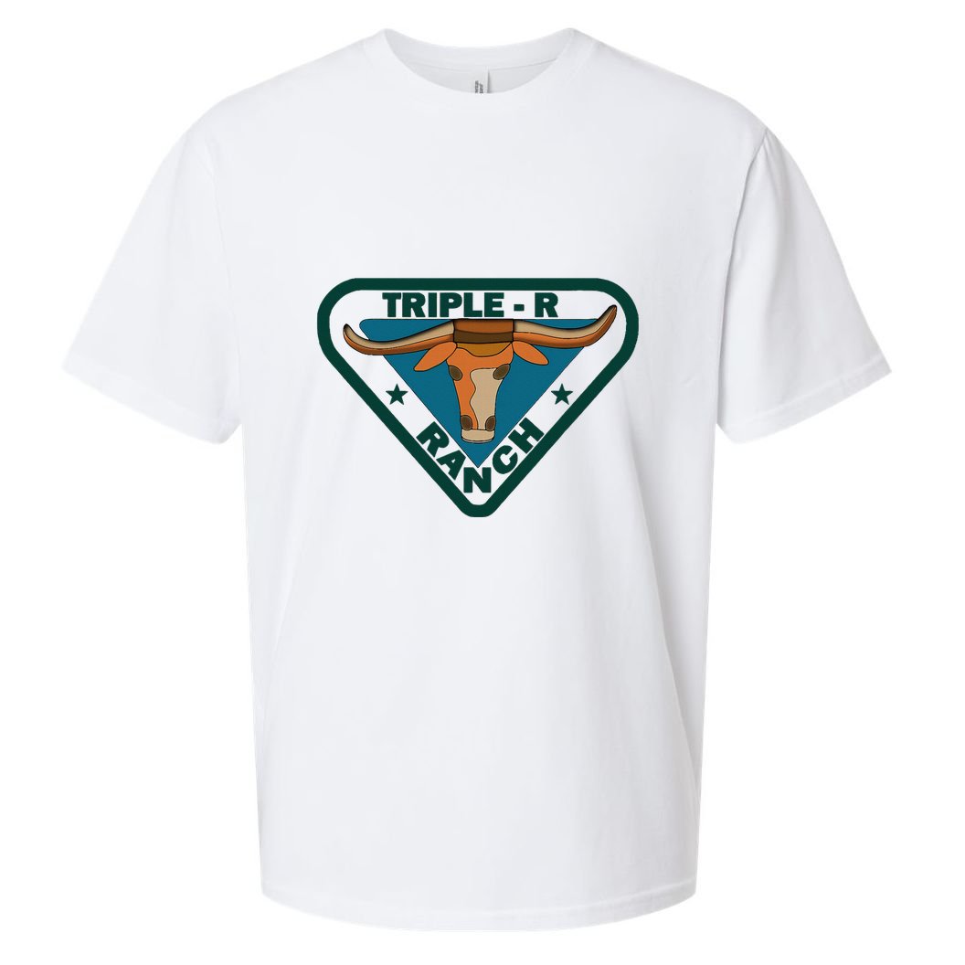 Triple R Ranch Western Cowboy Cowgirl Sueded Cloud Jersey T-Shirt