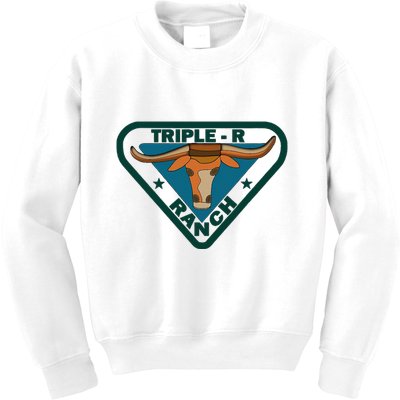 Triple R Ranch Western Cowboy Cowgirl Kids Sweatshirt