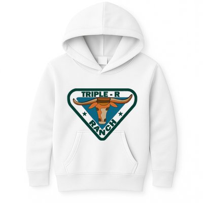 Triple R Ranch Western Cowboy Cowgirl Kids Hoodie