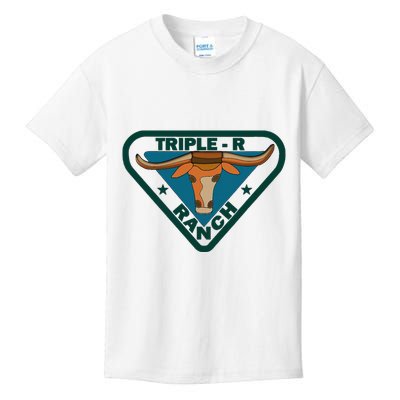 Triple R Ranch Western Cowboy Cowgirl Kids T-Shirt