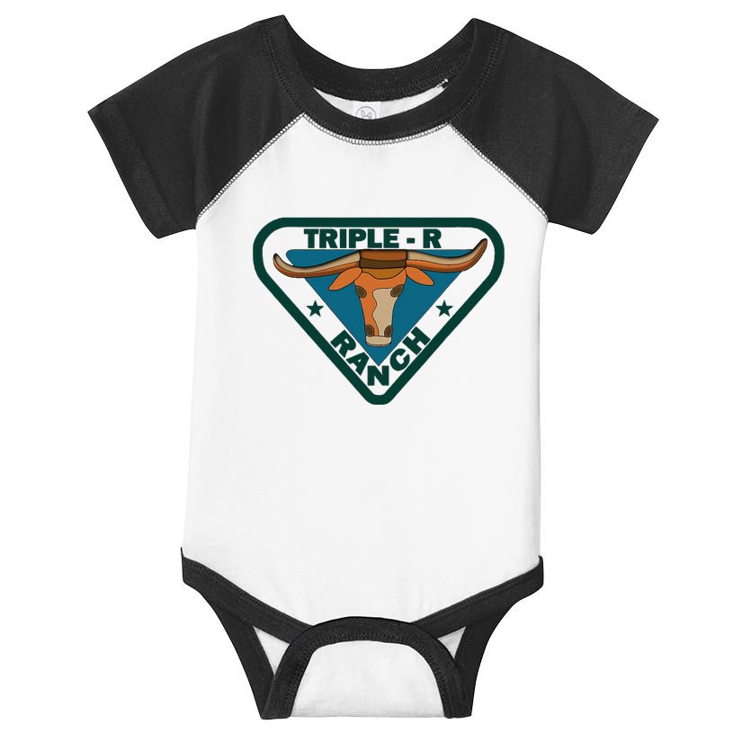 Triple R Ranch Western Cowboy Cowgirl Infant Baby Jersey Bodysuit