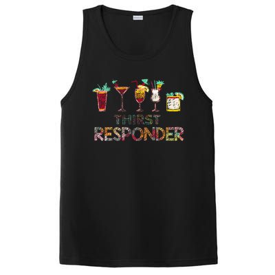 Thirst Response Responder Funny Bartender Mixologists PosiCharge Competitor Tank