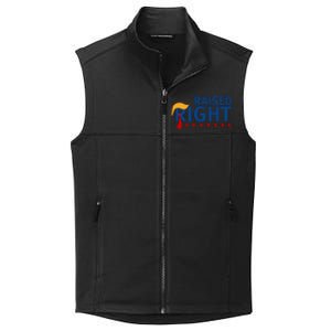 Trump Raised Right Collective Smooth Fleece Vest