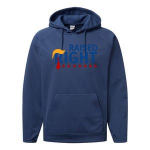 Trump Raised Right Performance Fleece Hoodie