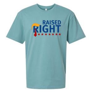 Trump Raised Right Sueded Cloud Jersey T-Shirt