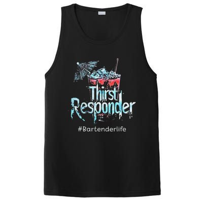 Thirst Response Responder Funny Bartender Mixologists PosiCharge Competitor Tank