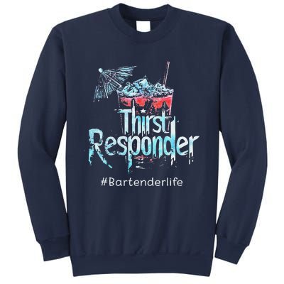 Thirst Response Responder Funny Bartender Mixologists Sweatshirt