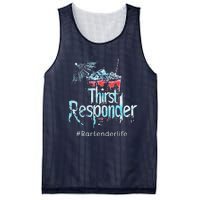 Thirst Response Responder Funny Bartender Mixologists Mesh Reversible Basketball Jersey Tank