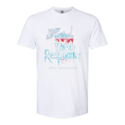 Thirst Response Responder Funny Bartender Mixologists Softstyle CVC T-Shirt