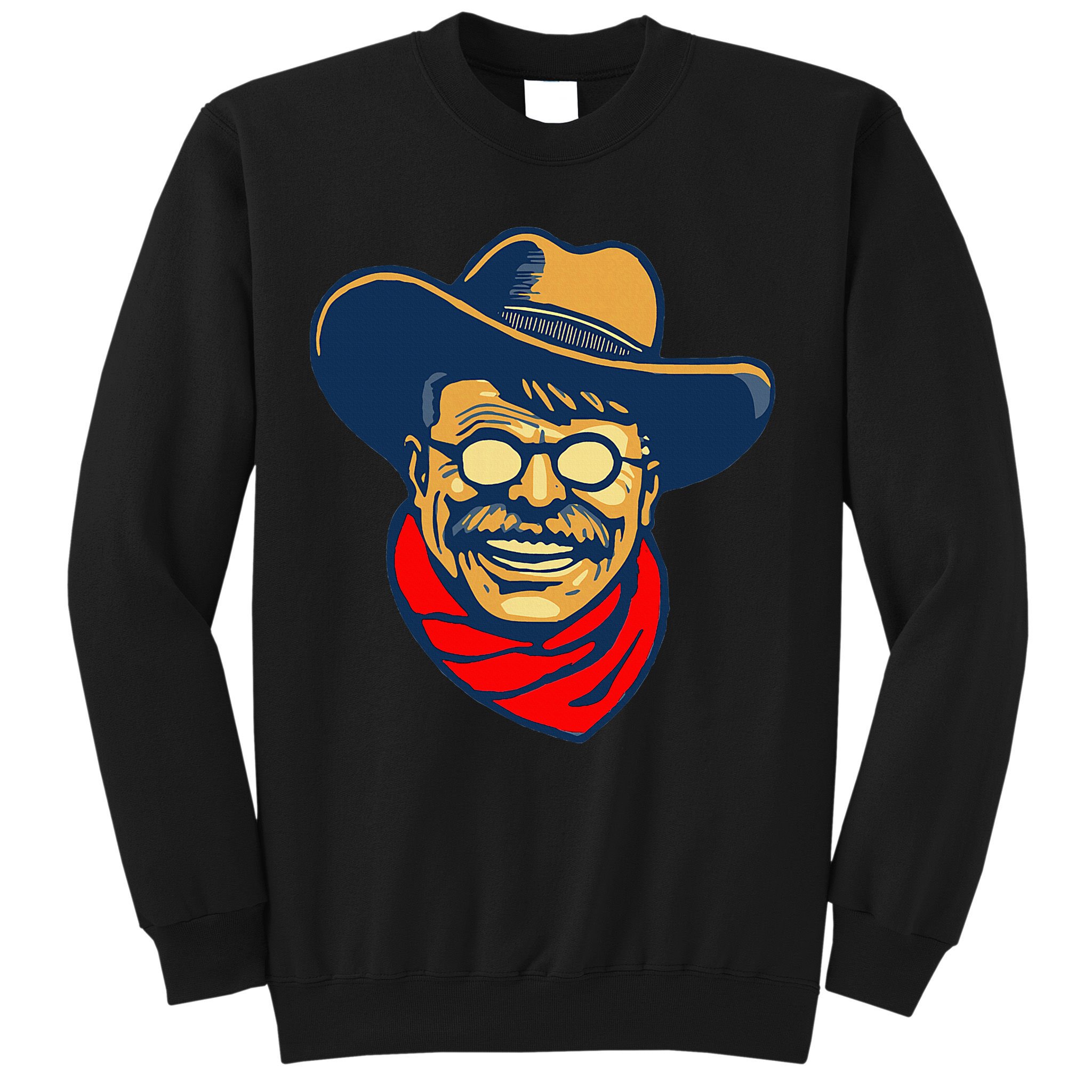 Teddy Roosevelt Rough Rider American National Parks Retro Sweatshirt