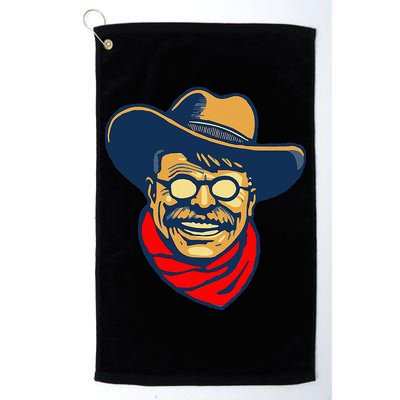 Teddy Roosevelt Rough Rider American National Parks Retro Golf Towel