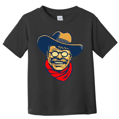 Teddy Roosevelt Rough Rider American National Parks Retro Toddler T-Shirt
