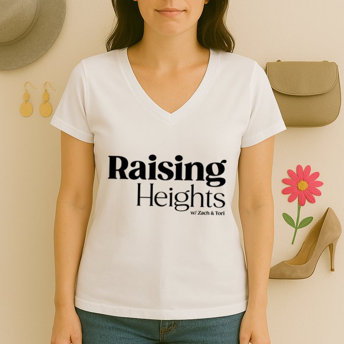 Tori Roloff Raising Heights With Zach & Tori Women's V-Neck T-Shirt