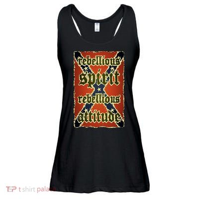 Texas Rebellious Spirit Attitude Ladies Essential Flowy Tank