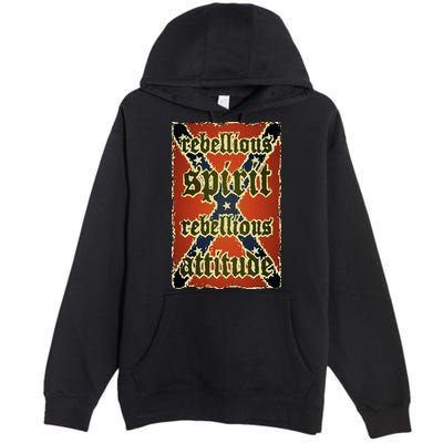 Texas Rebellious Spirit Attitude Premium Pullover Hoodie