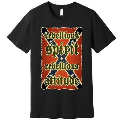 Texas Rebellious Spirit Attitude Premium T-Shirt