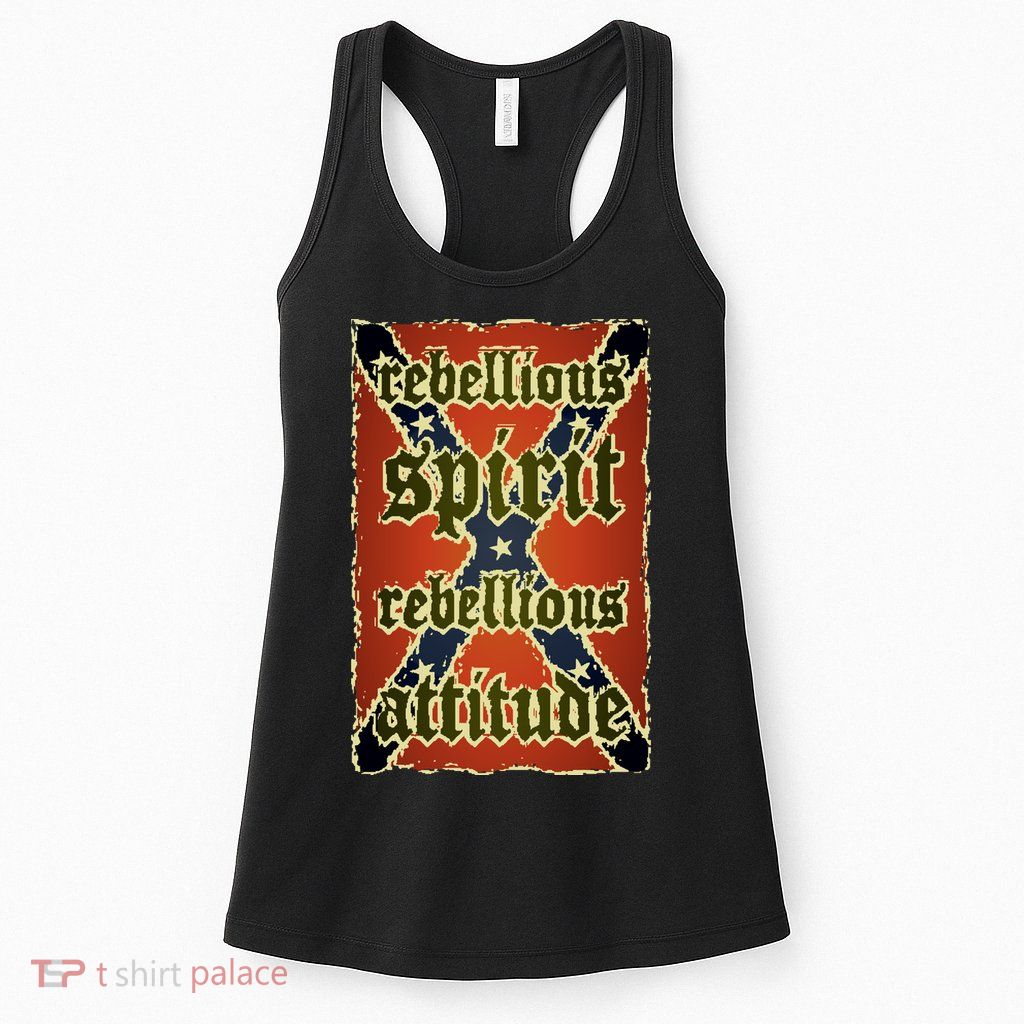 Texas Rebellious Spirit Attitude Womens Tank Top