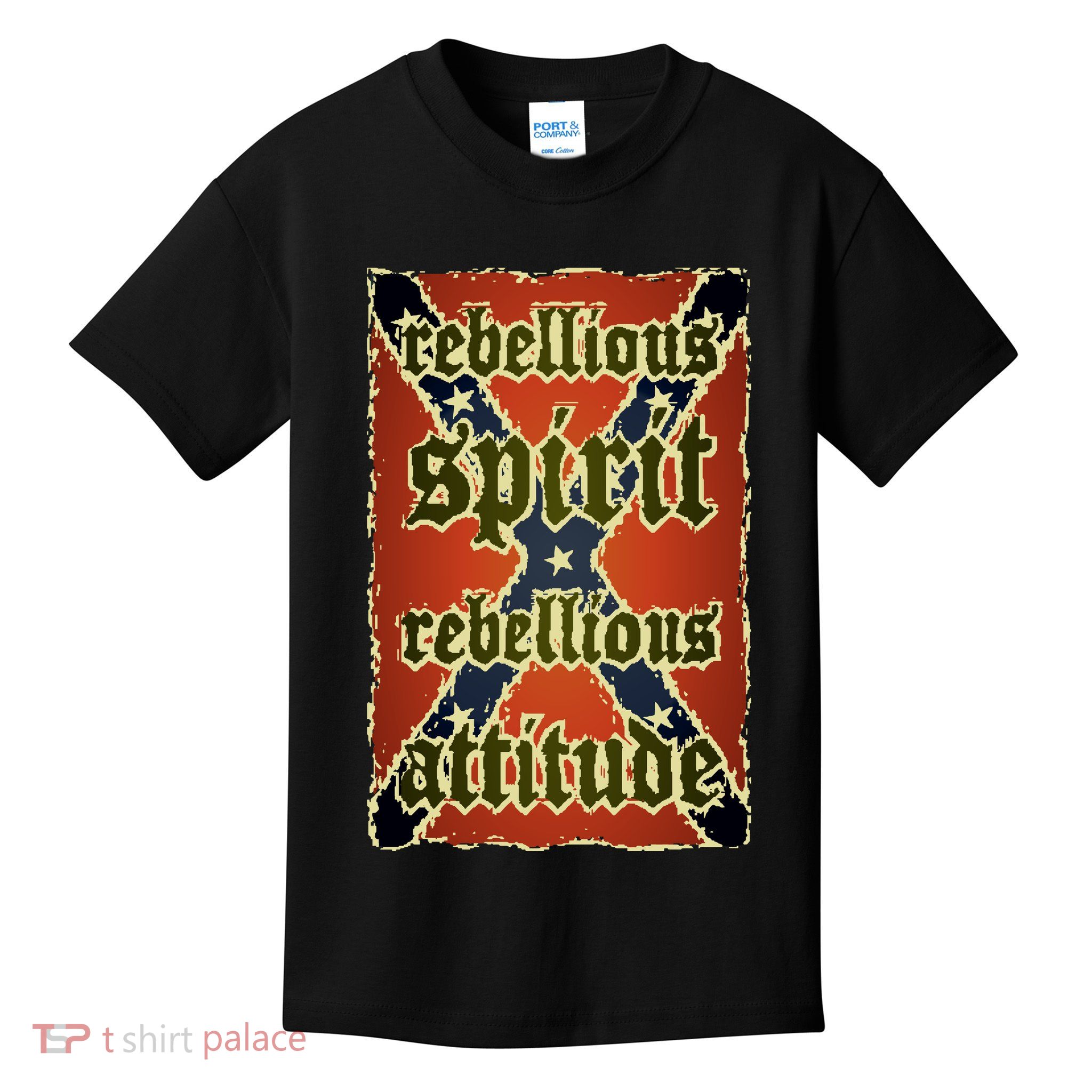 Texas Rebellious Spirit Attitude Kids T-Shirt