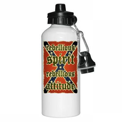 Texas Rebellious Spirit Attitude Aluminum Water Bottle