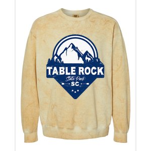 Table Rock State Park South Carolina Sc Vacation Mountain Colorblast Crewneck Sweatshirt