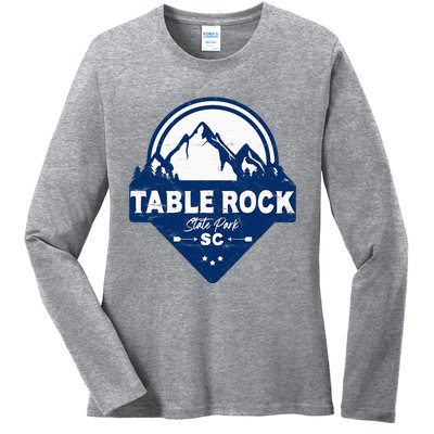 Table Rock State Park South Carolina Sc Vacation Mountain Ladies Long Sleeve Shirt