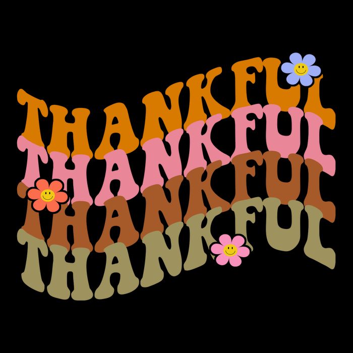 Thankful Retro Sunflower Cute Gift 16 in Basic Backpack