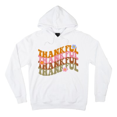 Thankful Retro Sunflower Cute Gift Hoodie