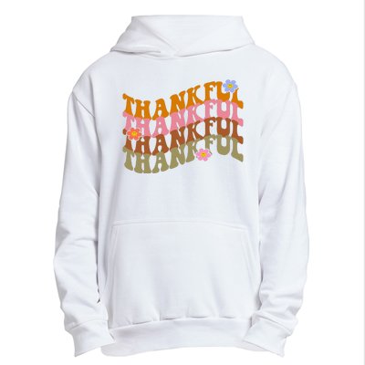 Thankful Retro Sunflower Cute Gift Urban Pullover Hoodie