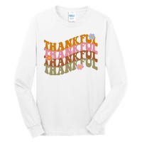 Thankful Retro Sunflower Cute Gift Tall Long Sleeve T-Shirt