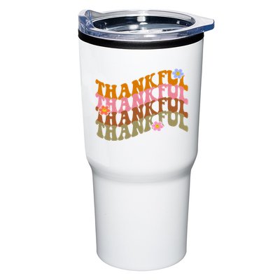 Thankful Retro Sunflower Cute Gift Tumbler