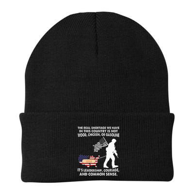 The Real Shortage We Have Leadership Courage Common Sense Beanie