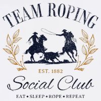 Team Roping Social Club Eat Sleep Rope Texas Rodeo Doggie Tank